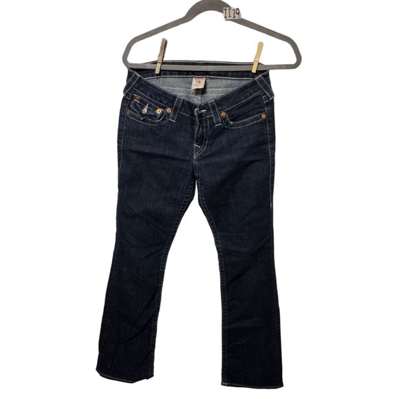True Religion Women's Blue Boot Cut Denim Jeans Size‎ 28 - Picture 3 of 7